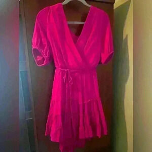 B Darlin Fuchsia Pink Dress